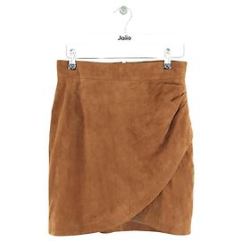 Zadig & Voltaire Mini jupe en daim marron Marron