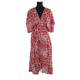 The Kooples Vestido burdeos Burdeos