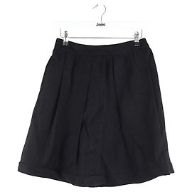 Burberry Mini gonna in seta nera Nero