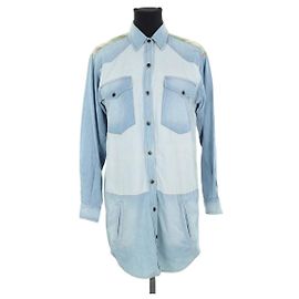 Isabel Marant Etoile Abito in cotone blu Blu