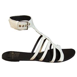 Givenchy Sandals White Patent Leather White