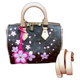 Louis Vuitton-Louis Vuitton x Takashi Murakami Speedy bandouliere 25 LIMITED EDITION.-Brown,Pink,Beige,Golden