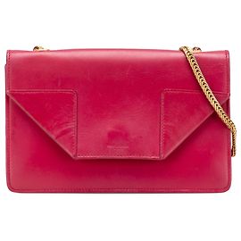 Bolsa transversal Betty pequena em couro vermelho da Saint Laurent Vermelho