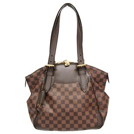 Louis Vuitton Damier Verona MM Shoulder Bag Damier ebene