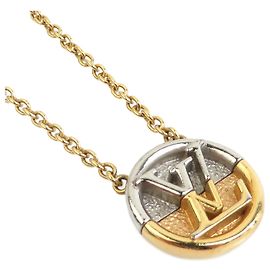 Collana in metallo Louis Vuitton in oro e argento Argento D'oro