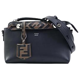 Fendi-Fendi Shoulder Bag By the Way Small Leather-Brown,Black