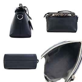 Fendi-Fendi Shoulder Bag By the Way Small Leather-Brown,Black