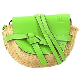 Bolsa de Ombro Mini Gate da Loewe Verde claro