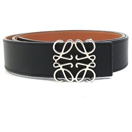 Loewe Reversible Anagram Belt Brown Black