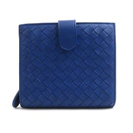Bottega Veneta Blue Bi-fold Wallet Blue