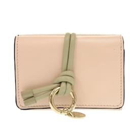 Chloé Alphabet Leather Tri-fold Wallet Other