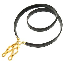 Hermès Hermes Kelly Strap in Black Ardennes Leather Black