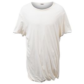 Camiseta Acne Studios en algodón blanco Blanco Crudo