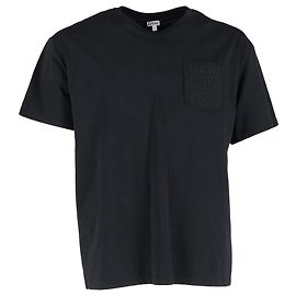Camiseta Relaxed Fit Loewe en algodón negro Negro