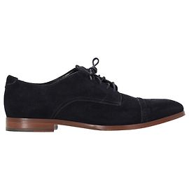 Chaussures Derby à lacets Jimmy Choo en daim bleu marine Bleu Bleu Marine