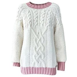 Chanel Cashmere-Pullover mit Teddyärmeln im Cara Delevingne-Stil für 5K$ Creme