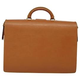 Louis Vuitton-LOUIS VUITTON Epi Serviette Fermoir Business Bag Zipangu Gold M54358 Auth ep9100-Other