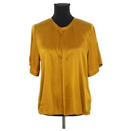 Forte Forte Goldene Seidenbluse Golden