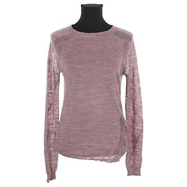 Isabel Marant Etoile Pull en lin rose Rose