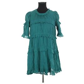 Isabel Marant Etoile Abito in cotone verde Verde