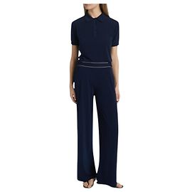 Vince Stretch-Jersey Pull-On-Hose Marineblau