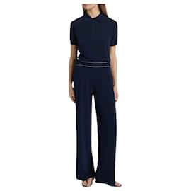 Vince Stretch-Jersey Pull-On Pant Navy blue