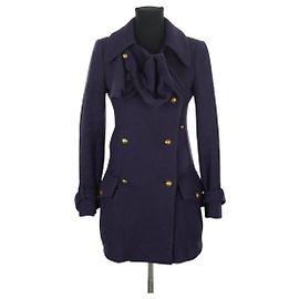 Sonia Rykiel Purple wool coat Purple