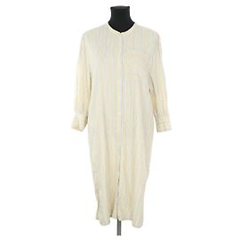 Chloé Stora Vestido de algodão bege Bege
