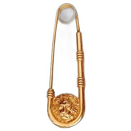Broche VERSACE chapado en oro Doré