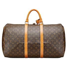 Louis Vuitton-Louis Vuitton Keepall Monogram Boston Bag-Brown