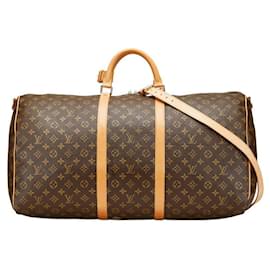 Louis Vuitton-Louis Vuitton Keepall 60 Monogram 2way Boston Bag-Brown