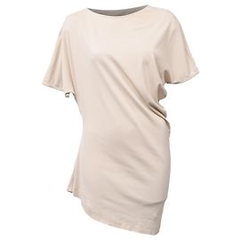 Top a maniche corte Jil Sander in cotone beige Beige