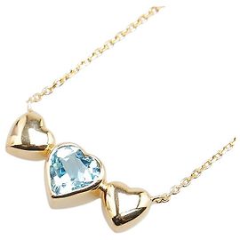 Collier SEIKO Motif Cœur Au750 Doré Métallisé