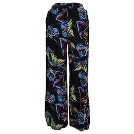 Pantalons à imprimé papillon Diane Von Furstenberg en viscose multicolore Multicolore