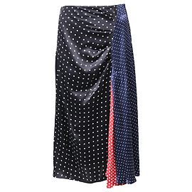 Gonna midi a pois Sportmax in seta multicolore Multicolore