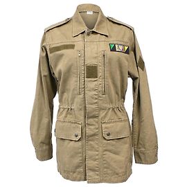 Veste utilitaire militaire Sweet Dreams Patch Saint Laurent en coton vert Vert