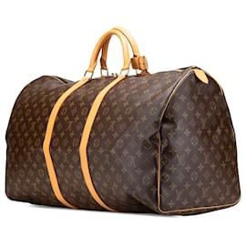 Louis Vuitton-Louis Vuitton Brown Monogram Keepall 60-Brown