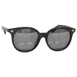 Occhiali da sole GUCCI in plastica nera Auth am8482 Nero