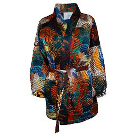 Autre Marque Gemischter, mehrfarbiger gesteppter Kimono Mehrfarben
