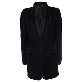 Stella Mc Cartney Stella Mccartney, cashmere wool coat in black Black