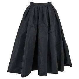 Falda midi completa Alexander Mcqueen en poliéster negro Negro