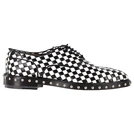 Oxfords a lacci a quadri Givenchy in pelle nera Altro