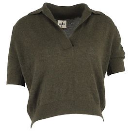 Khaite Jo Pullover aus Grüner Kaschmir Grün Olivgrün