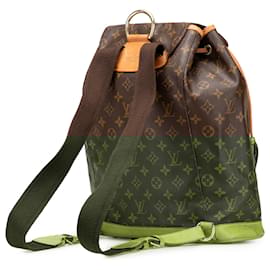 Louis Vuitton-Louis Vuitton Brown Monogram Montsouris GM-Brown