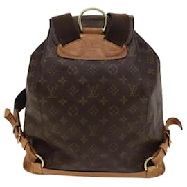 Louis Vuitton-LOUIS VUITTON Monogram Montsouris GM Backpack M51135 LV Auth 120822-Monogram