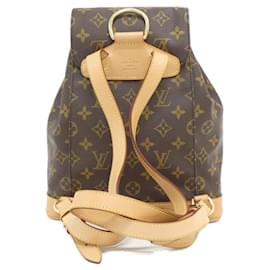 Louis Vuitton-Louis Vuitton Monogram Montsouris MM M51136 Backpack-Brown