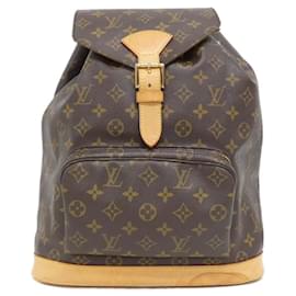 Louis Vuitton-Louis Vuitton Monogram Montsouris GM Backpack-Brown