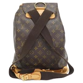 Louis Vuitton-Louis Vuitton Monogram Montsouris GM Backpack-Brown