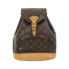 Louis Vuitton-Louis Vuitton Monogram Montsouris MM Backpack-Brown