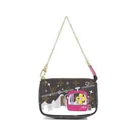 Louis Vuitton-Louis Vuitton Monogram Mini Pochette Accessory-Brown